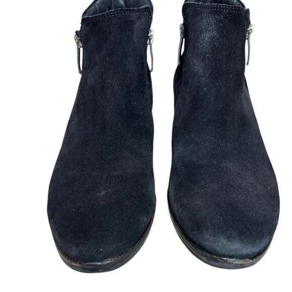 Paul Green Black Suede Jillian Ankle Booties - Picture 5 of 13